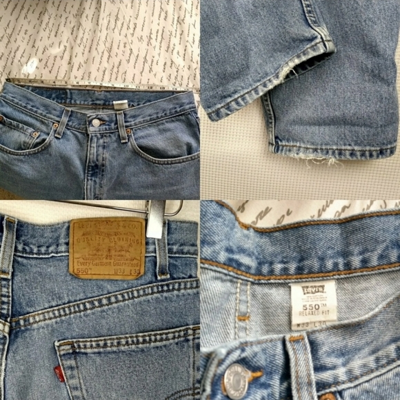 Rare Custom Vintage Sequin Patch Distressed Levi's - Picture 4 of 6